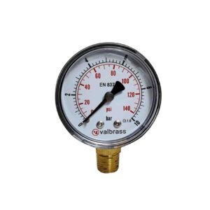 Riduttore di pressione acqua F-F 1/2″ con attacco per manometro –  TermoidraulicaRV
