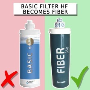 basic filter hf becomes fiber