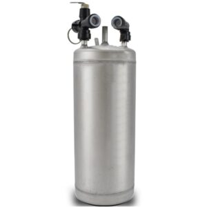Gasatore – Carbonatore Acqua Inox 304 1,2lt. Codolo 5:16″ Completo Di Raccordi 1:4″ F.