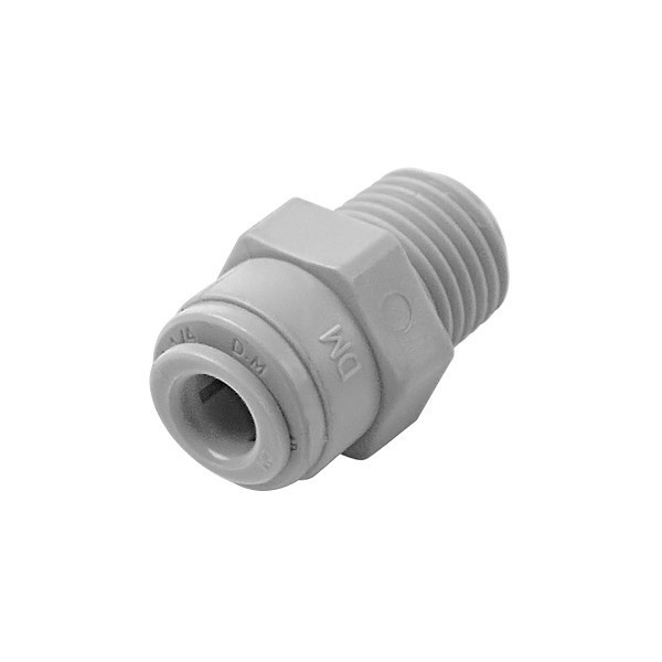 Adattatore Dritto MAXLINE M8006 – NPT Femmina 1/2 Per Tubo MAXLINE, Ottone Nichelato, Rapidair