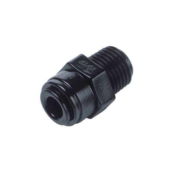 Raccordi Ridotti Dritti Per Tubo 10mm E 8mm – Nero – Scegli 1,2,3,5 O 10 Pezzi – Gabex-shop