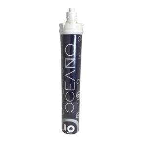 Filtro Oceano Large Sintered Carbon Block 0,3 Micron Argentizzato