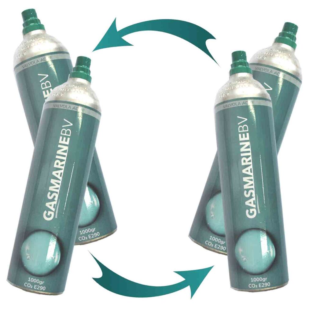 Bombola CO2 Alimentare Edenya 600g | Per Gasatori E Refrigeratori D'Acqua, Attacco M11x1, Fino A 110 Litri D'Acqua Frizzante - Foto 8