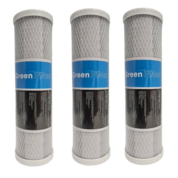 Pacco da 3 carbon block