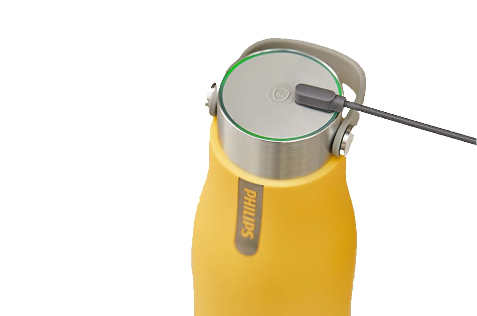 Borraccia GoZero Smart con filtro UV autopulente – Giallo – TermoidraulicaRV