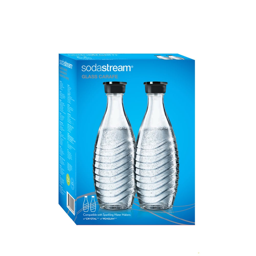 Gasatore SodaStream Crystal bianco con bombola e bottiglia 