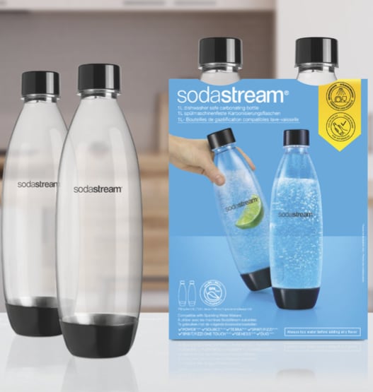 SodaStream 1016812490 Gasatore Duo con Bottiglia di Vetro Bianco