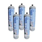 5 Bombole Co2 Monouso Da 600 Gr. E290 Per Acqua Frizzante