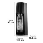 Gasatore Da Banco Terra Nero Sodastream Misure