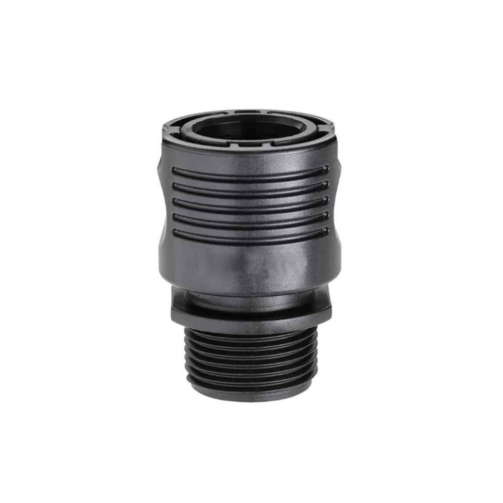 4Pz Raccordi per Tubi Irrigazione da 1/2 + 2Pz Connettori Maschio
