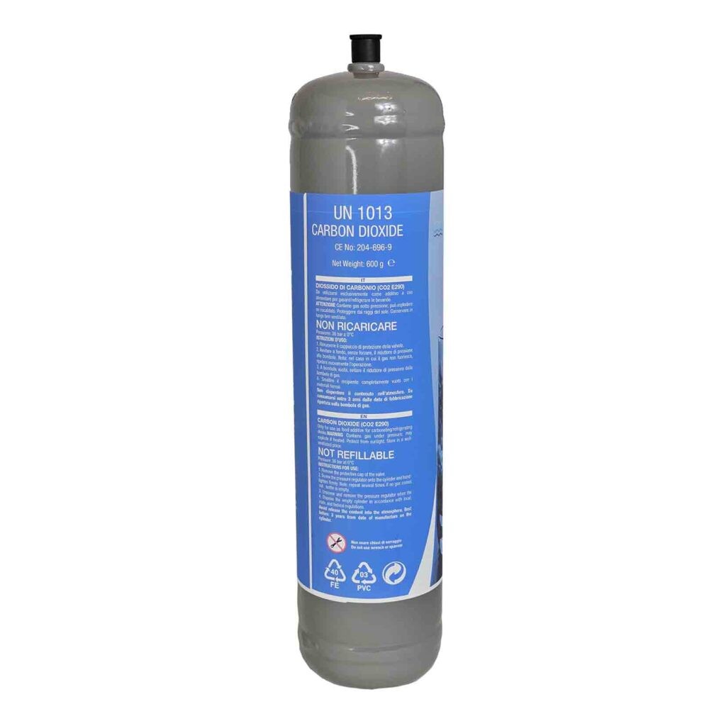Bombola CO2 Monouso Edenya 600g Per Gasatore Acqua - Attacco M11x1, Fino A 90 Litri - Foto 4