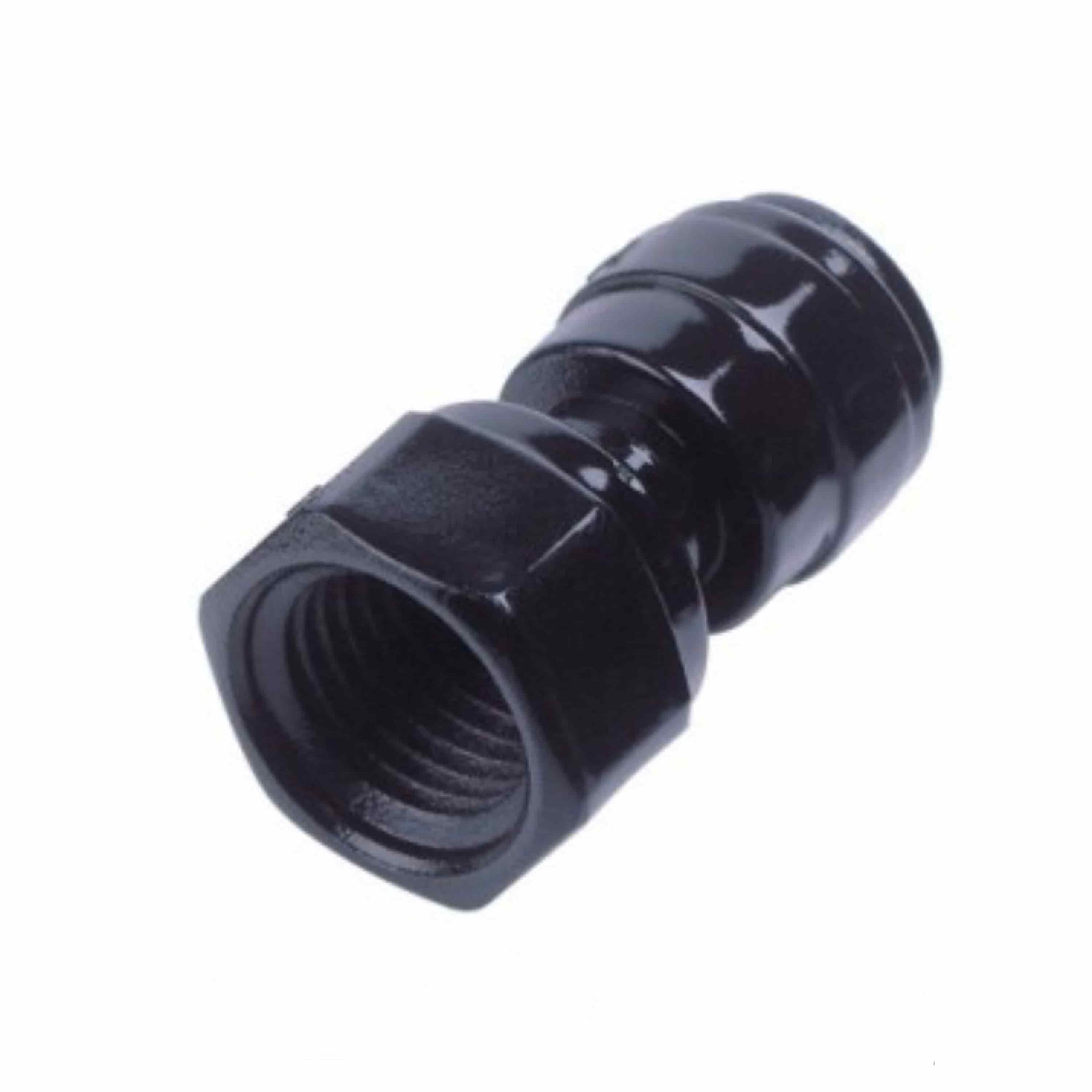 Terminale Femmina Drip 3/4'' X 16 Mm Per Irrigazione A Goccia – S&M Blister, Raccordo In Polipropilene Nero, 2 Anelli Di Fissaggio