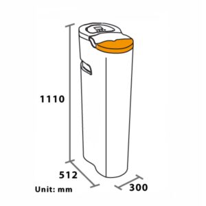 Dimensioni Addolcitore Cabinato Cs13 25 Litri