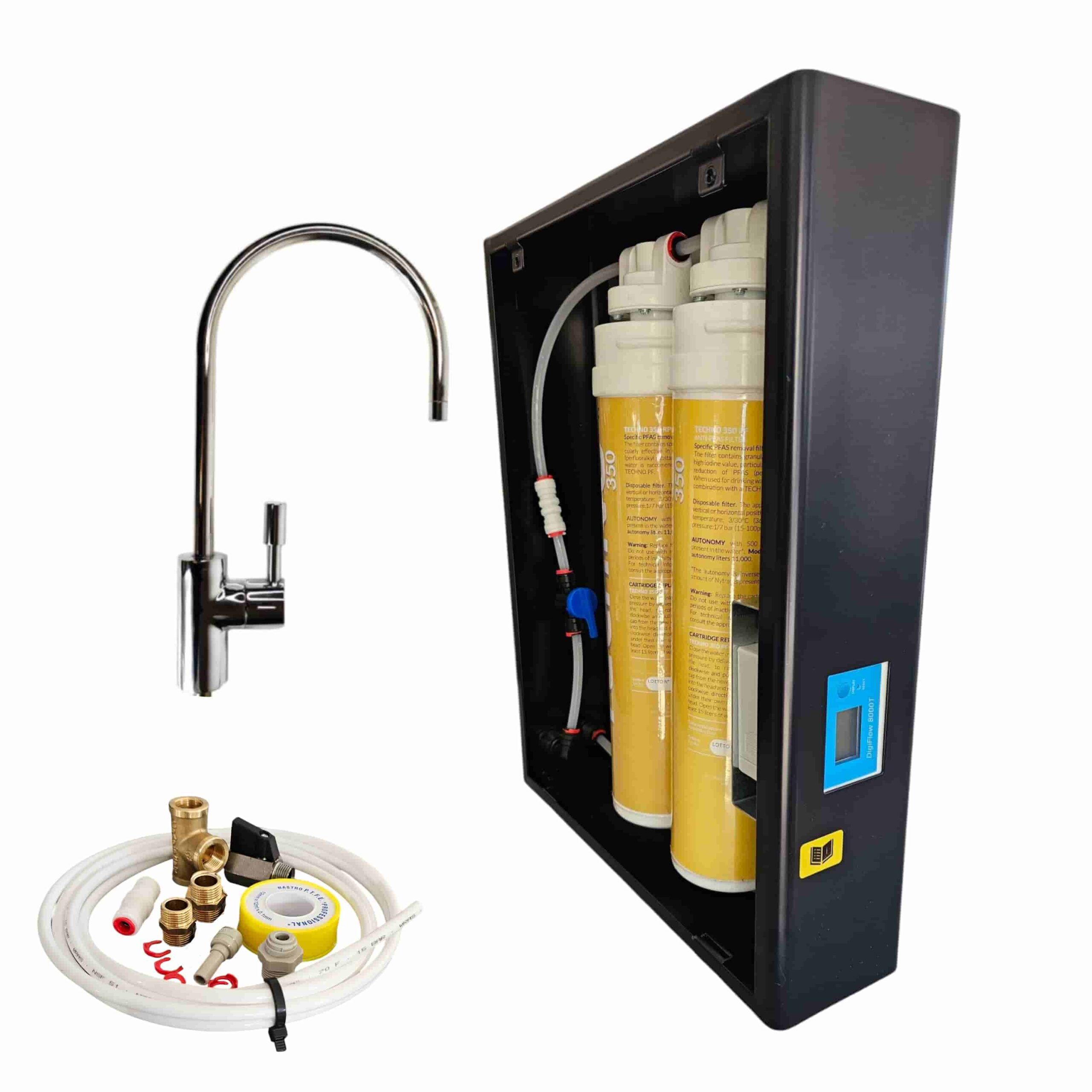 Set Completo Filtri Osmosi Inversa Per PUR Booster Quick 7 - 6 Filtri Ricambio Inclusi PP, GAC, CTO, UF - Foto 8