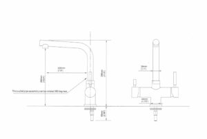 Dimensioni rubinetto 10003205 CR