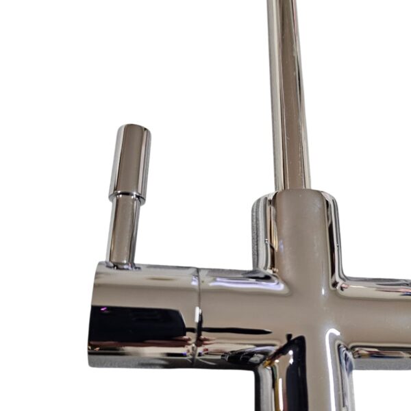 Manopola rubinetto 2 vie cromo