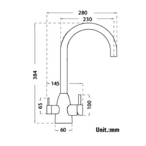 Rubinetto 10003074 dimensioni