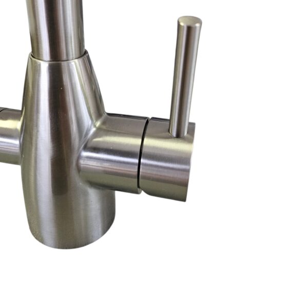 Rubinetto 3 vie acciaio inox leva acqua