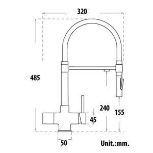 Rubinetto 10004312 dimensioni